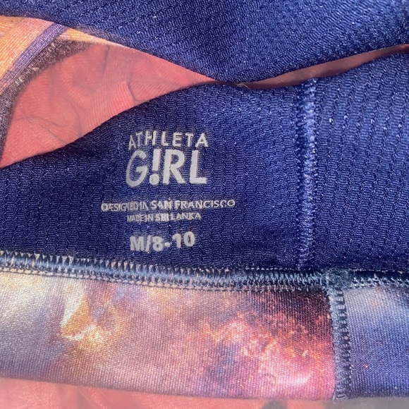 Athleta Girl galaxy criss cross sports bra top - Picture 4 of 4